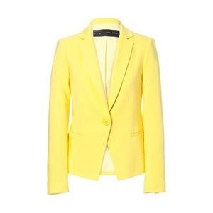 Zara yellow blazer